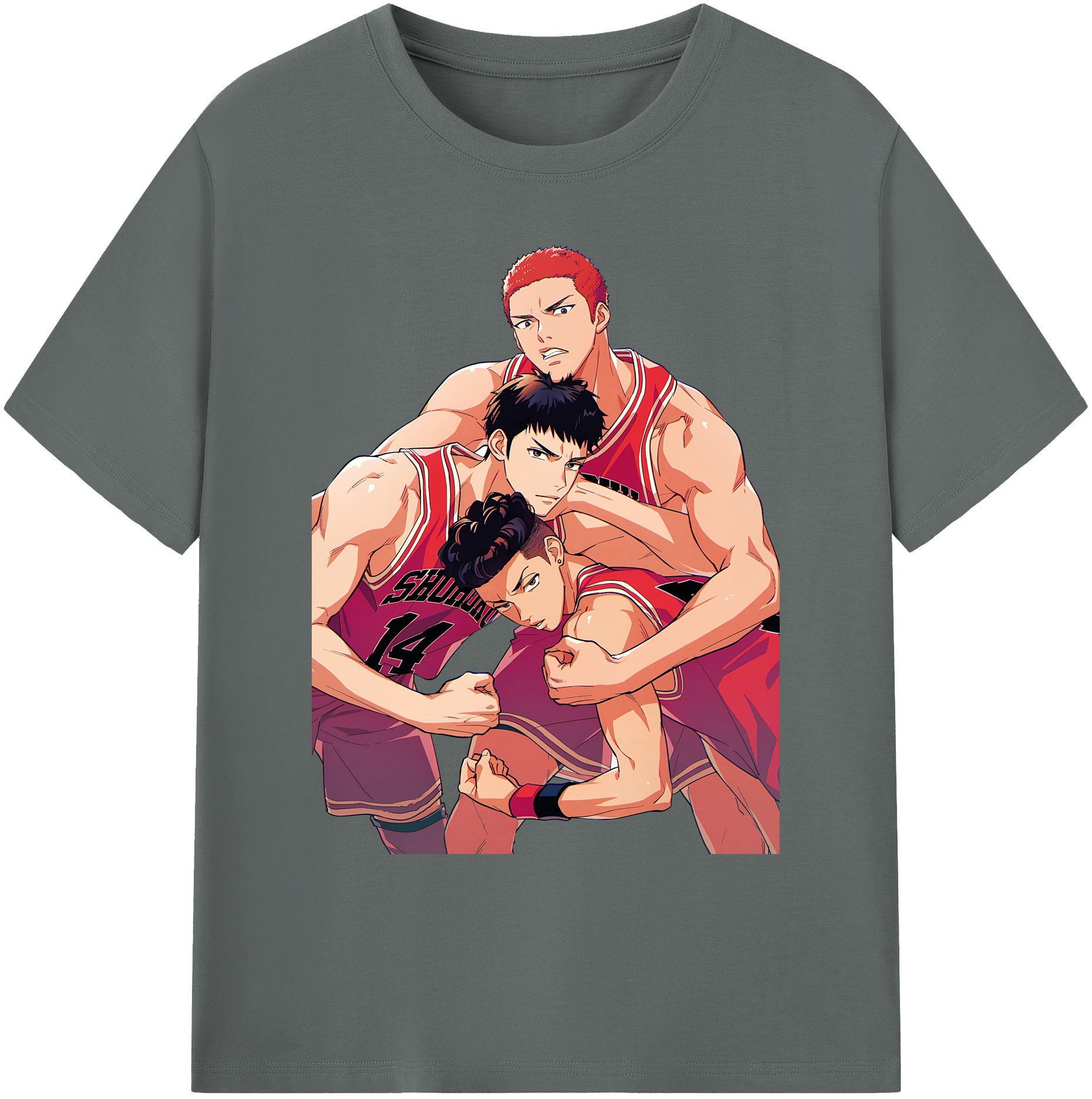 （画像用） SLAM DUNK／スラムダンク 綿100％ メンズ半袖Tシャツ｜肌触りやわらか＆通気性